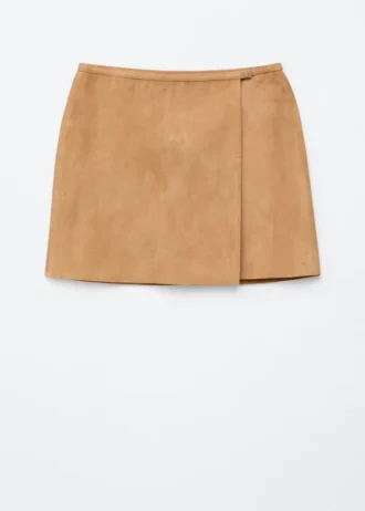 Mini-jupe en daim