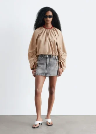 Mini-jupe en denim
