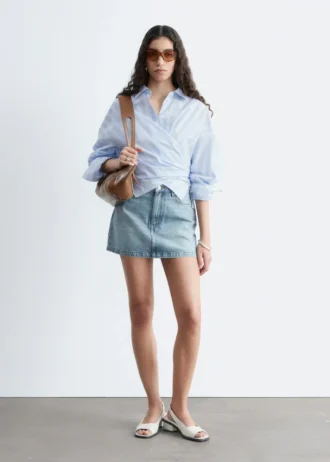 Mini-jupe en denim