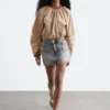 Mini-jupe en denim