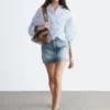 Mini-jupe en denim