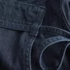 Mini-jupe en denim avec nœud
