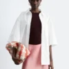 Mini-jupe en viscose coupée en biais
