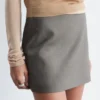 Mini-jupe évasée