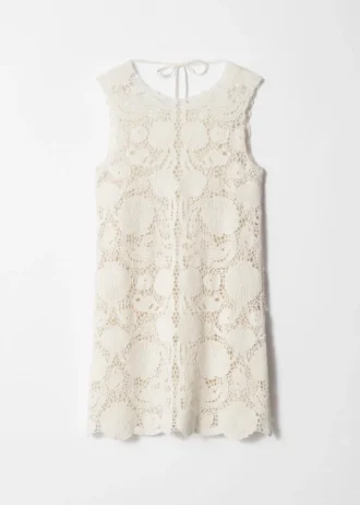 Mini-robe au crochet