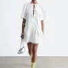 Mini-robe à basque