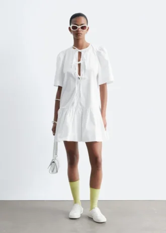Mini-robe à basque
