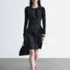 Mini-robe à basque