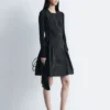 Mini-robe à basque