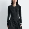 Mini-robe à basque