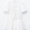 Mini-robe à basque