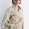 Mini-robe chemise à ceinture