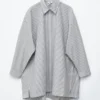 Mini-robe chemise oversize