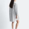 Mini-robe chemise oversize