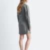 Mini-robe chemise portefeuille