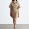 Mini-robe croisée