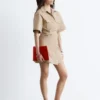 Mini-robe croisée