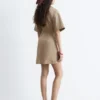 Mini-robe croisée