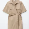 Mini-robe croisée