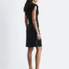 Mini-robe en jersey drapé