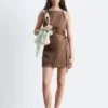 Mini-robe en lin