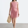 Mini-robe en lin