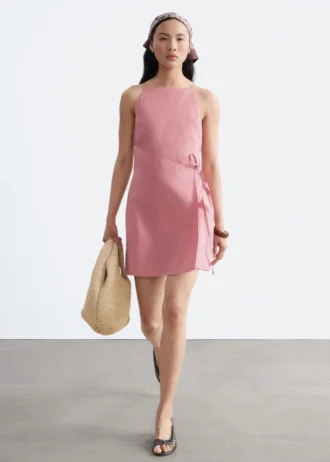 Mini-robe en lin