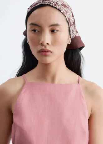 Mini-robe en lin