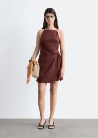 Mini-robe en lin