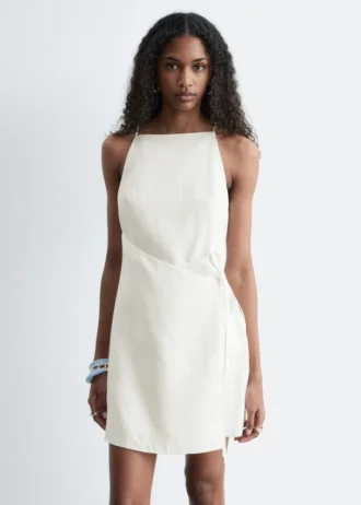 Mini-robe en lin