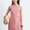 Mini-robe en lin