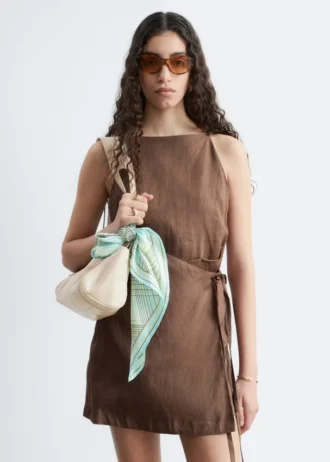 Mini-robe en lin