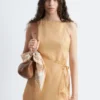Mini-robe en lin