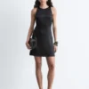 Mini-robe en satin
