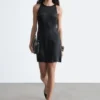 Mini-robe en satin