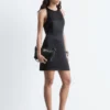 Mini-robe en satin