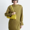 Mini-robe en satin à nouer