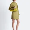 Mini-robe en satin à nouer