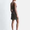 Mini-robe nuisette en satin