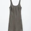 Mini-robe nuisette en satin