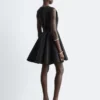 Mini-robe plissée