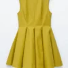 Mini-robe plissée