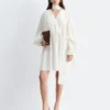 Mini-robe portefeuille avec détail foulard