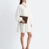 Mini-robe portefeuille avec détail foulard
