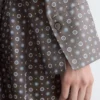 Mini-robe portefeuille en soie
