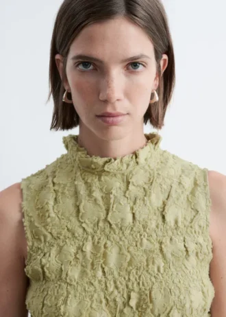 Mini-robe smockée