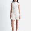 Mini-robe smockée
