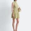 Mini-robe smockée