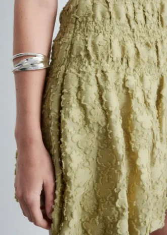 Bracelet manchette sculptural