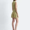 Mini-robe smockée